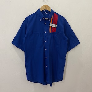 Vintage Eneos Racing Button Ups Tee Vintage Eneos Racing Small Logo Button Ups Tee Size L