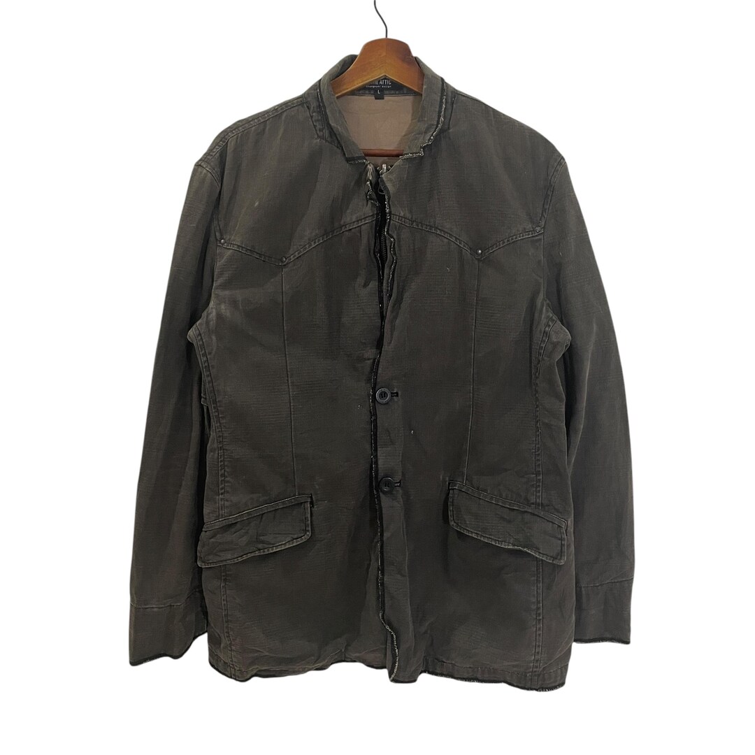 ジャケット・アウター 00s archive in the attic leather jacket Vintage in the Attic Jacket Vintage in the Attic Zipper Ups Jacket