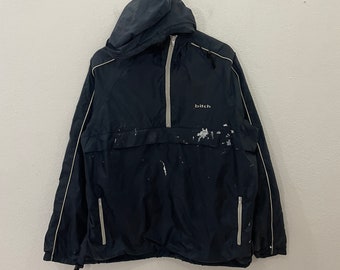 Vintage 90's Bitch Skateboards Anorak Jacket Zipper Medium Bitch