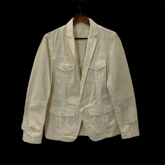 Issey Miyake, Vintage Tete Homme By Issey Miyake Tactical Jacket Vintage Tete Homme Coat japanese brand casual outfit outerwear rugged work Jacket Size M
