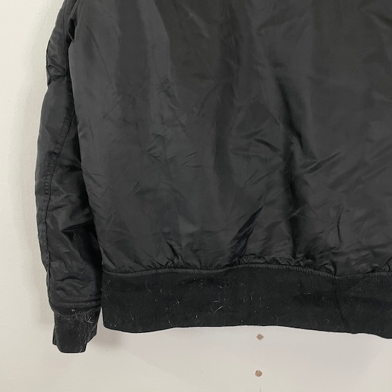 BACK NUMBER - back number  ナイロンjacket Vintage Back Number Bomber Jacket Vintage Back Number Zipper