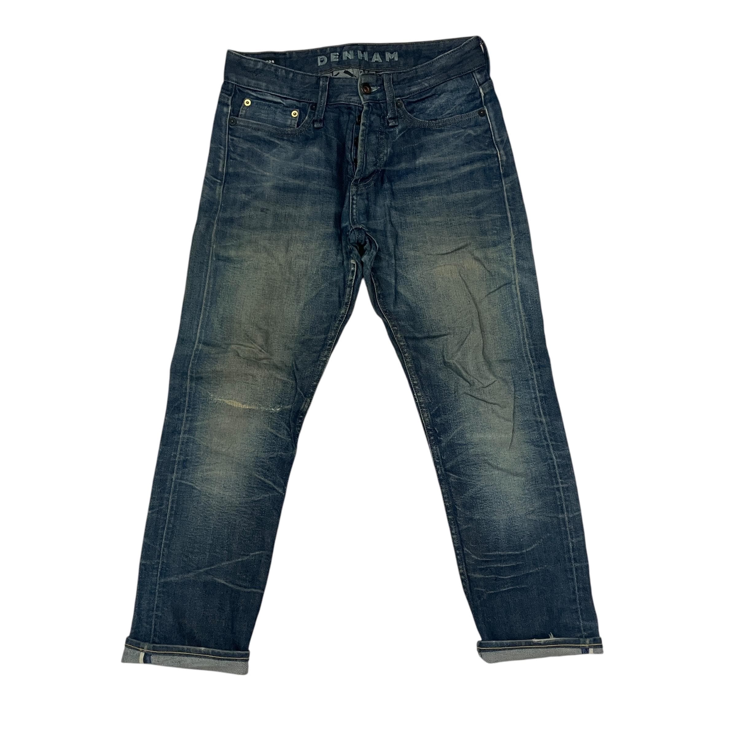 Vintage Denham Distressed Selvedge Denim Vintage Denham Distressed 