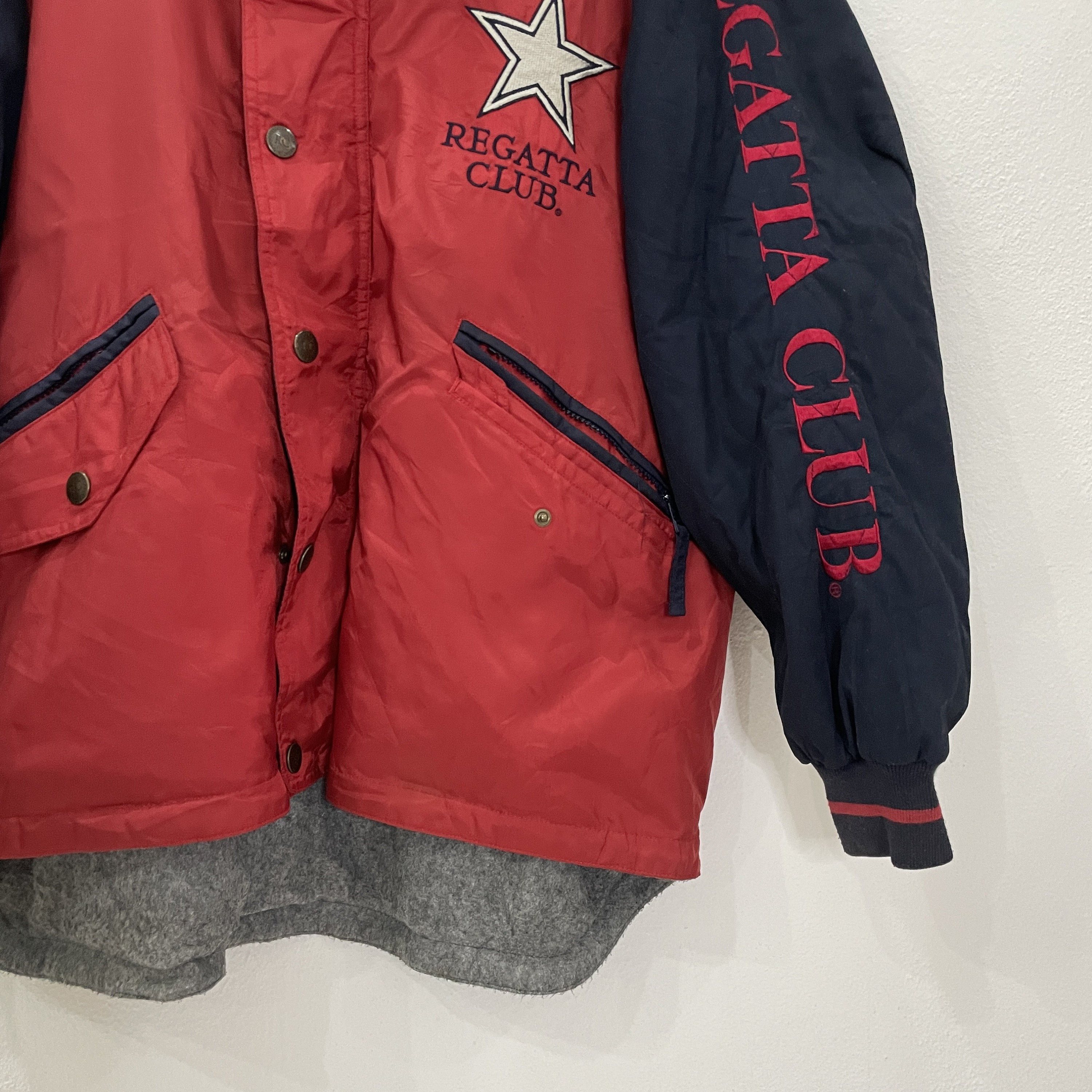 Vintage Regatta Club Jacket Vintage Regatta Club Embroidery Big