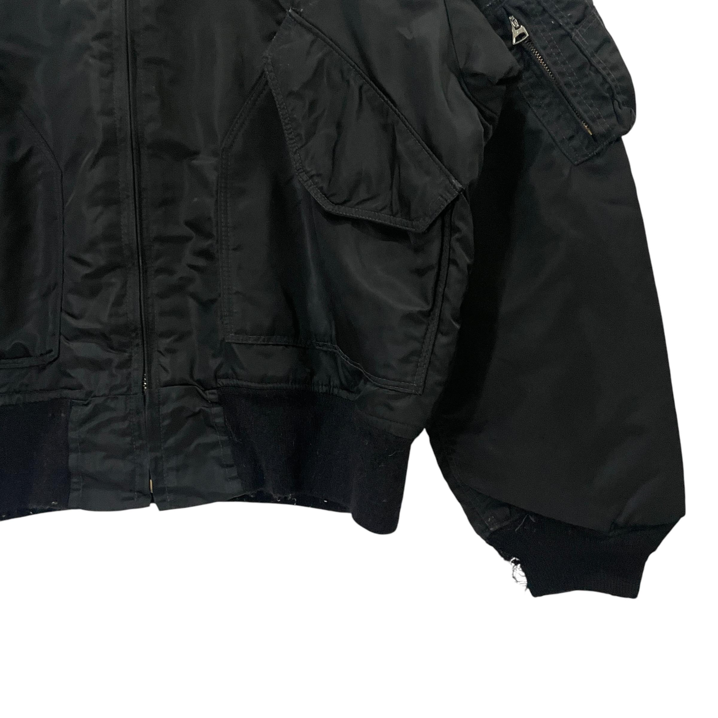ジャケット・アウター 80s US ARMY CWU-45/P flight jacket USAF 1980s CWU-45/P Cold Winter Heavy Weather Flyer's Flight