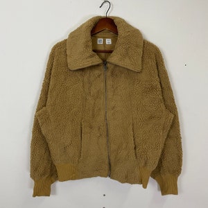 Vintage Uniqlo X Lemaire Fleece Jacket Vintage Uniqlo X Lemaire Zipper Ups Jacket Vintage Lemaire X Uniqlo Winter Jacket Size l