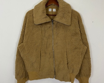 Vintage Uniqlo X Lemaire Fleece Jacket Vintage Uniqlo X Lemaire Zipper Ups Jacket Vintage Lemaire X Uniqlo Winter Jacket Size l