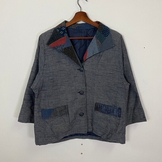 Vintage Unbranded Patchwork Coat Jacket Vintage U… - image 1