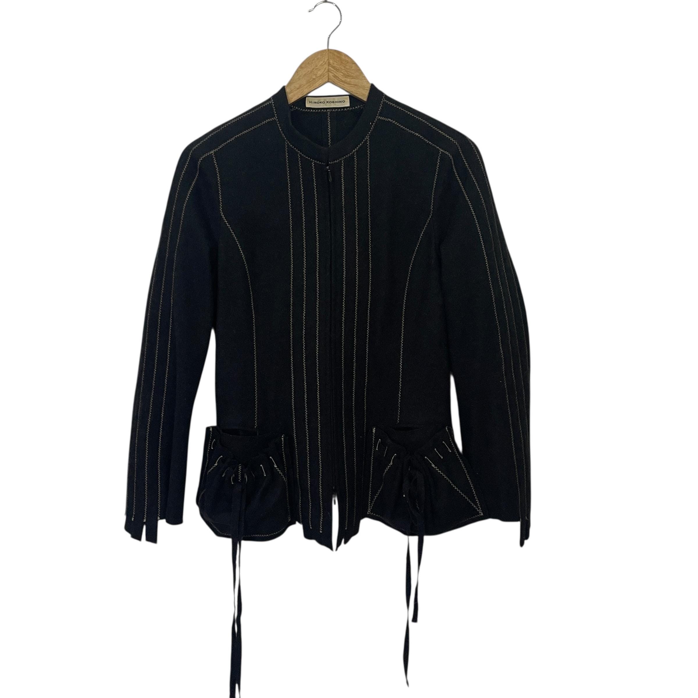 ジャケット・アウター vintage HIROKO KOSHINO coat マットフェイスタフタデザインジャケット | HIROKO KOSHINO