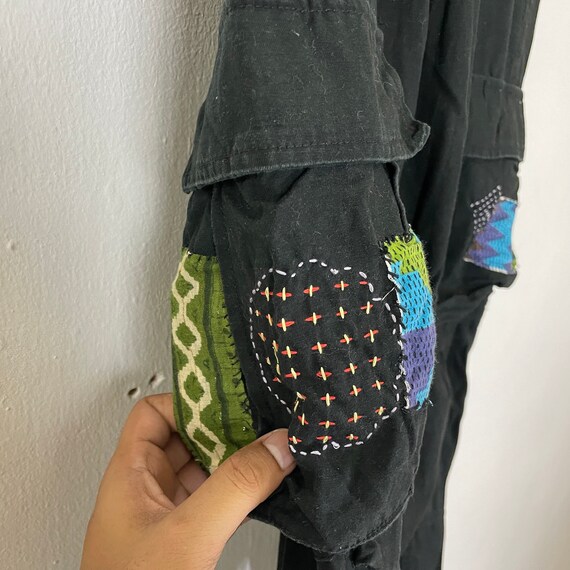 Unbraded Utility Multipocket Patchwork Sashiko Ca… - image 6