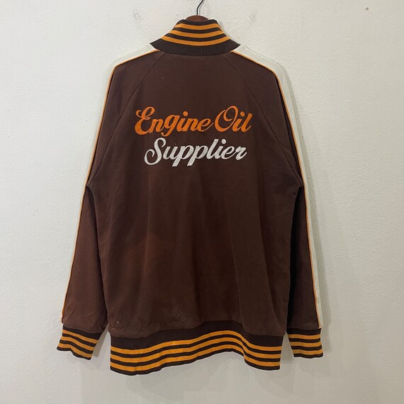 Vintage 76 Lubricants Engine Oil Supply  Jacket Vintage 76 Lubricants Tiolene Motor Oil Supply Reversable Jacket Size L