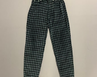 Versace Jeans Couture Monogram Pants Vintage Versace Made In Italy Pants Size 25