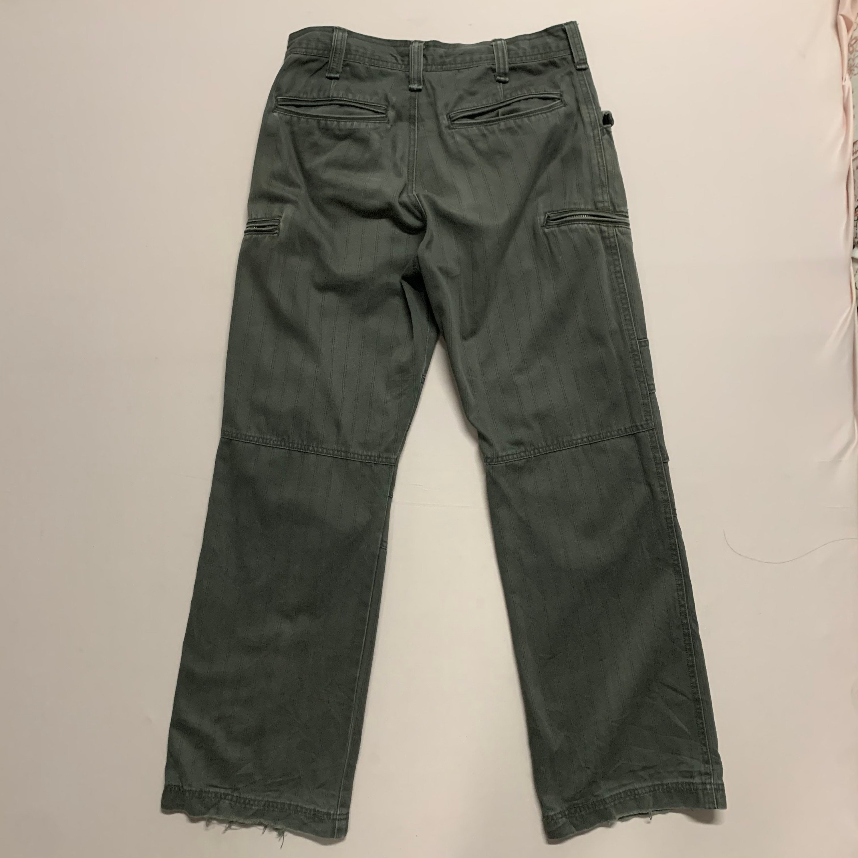 パンツ 90's COUNTER CULTURE CARGO PANTS USA VTG JNCO Jeans Khaki Cream Cargo Pants Wide Leg Skater Raver Y2K