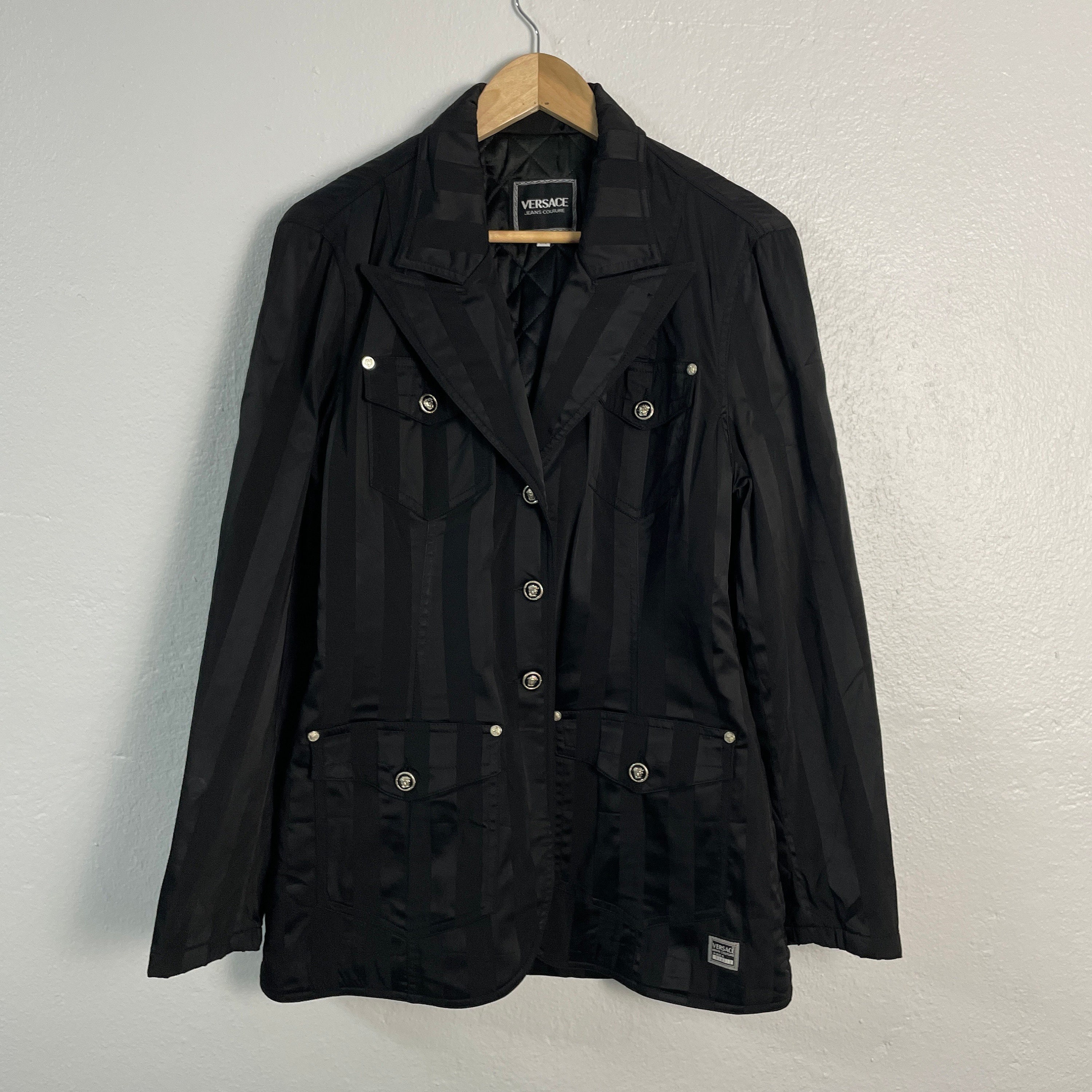 ジャケット VERSACE JEANS COUTURE Woman Jacket Black 77HAS408CQD64 G89 Bomber jacket Versace Jeans Couture | Cropped Fit | color