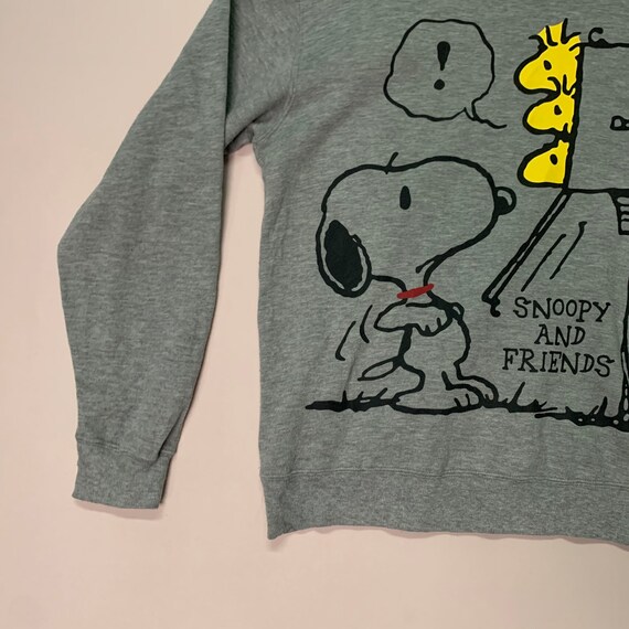 Peanuts & Friends Sweatshirt Crewneck Plain Sweat… - image 8