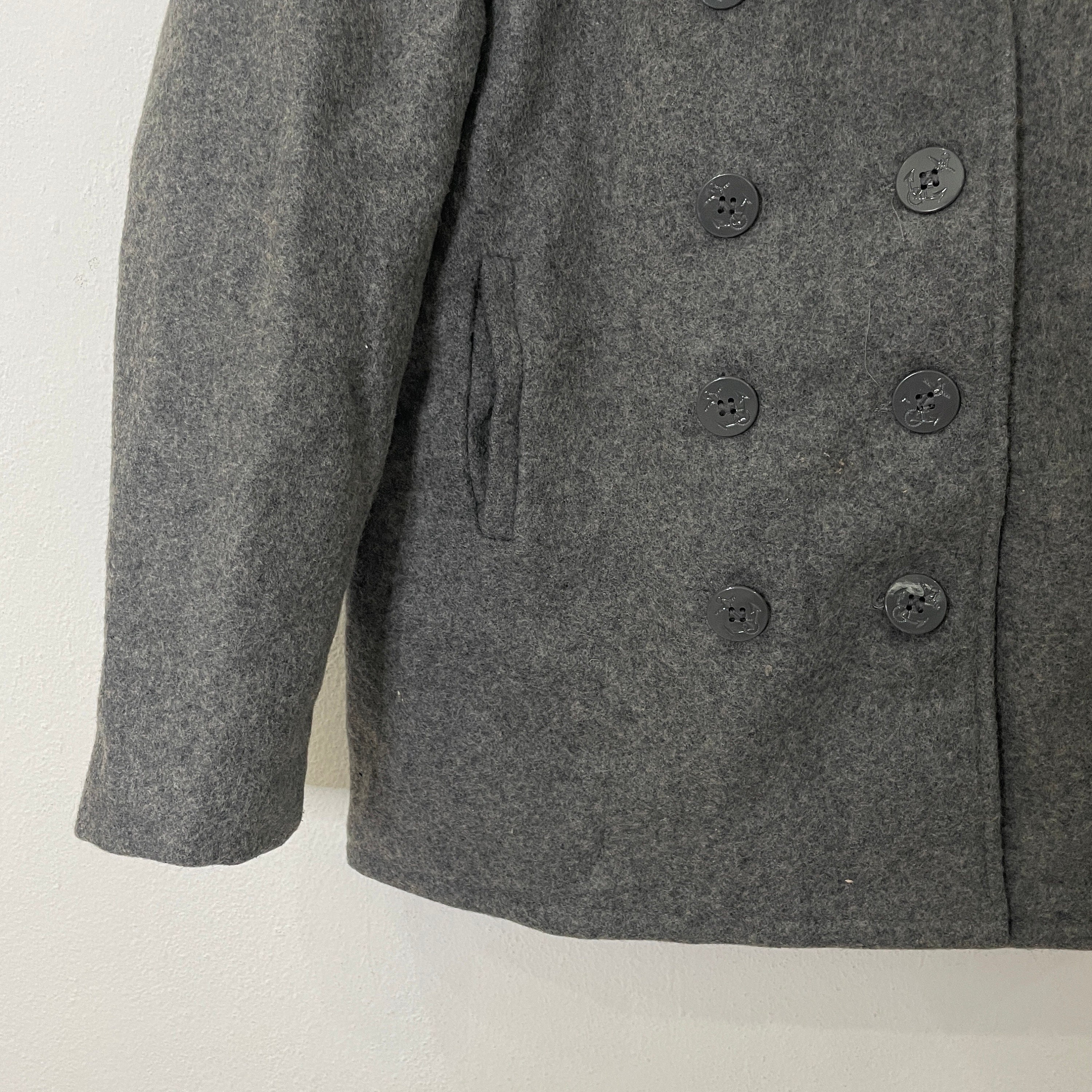 Vintage Schott Jacket Vintage 90s Schott Us 740n Pea Jacket Size M