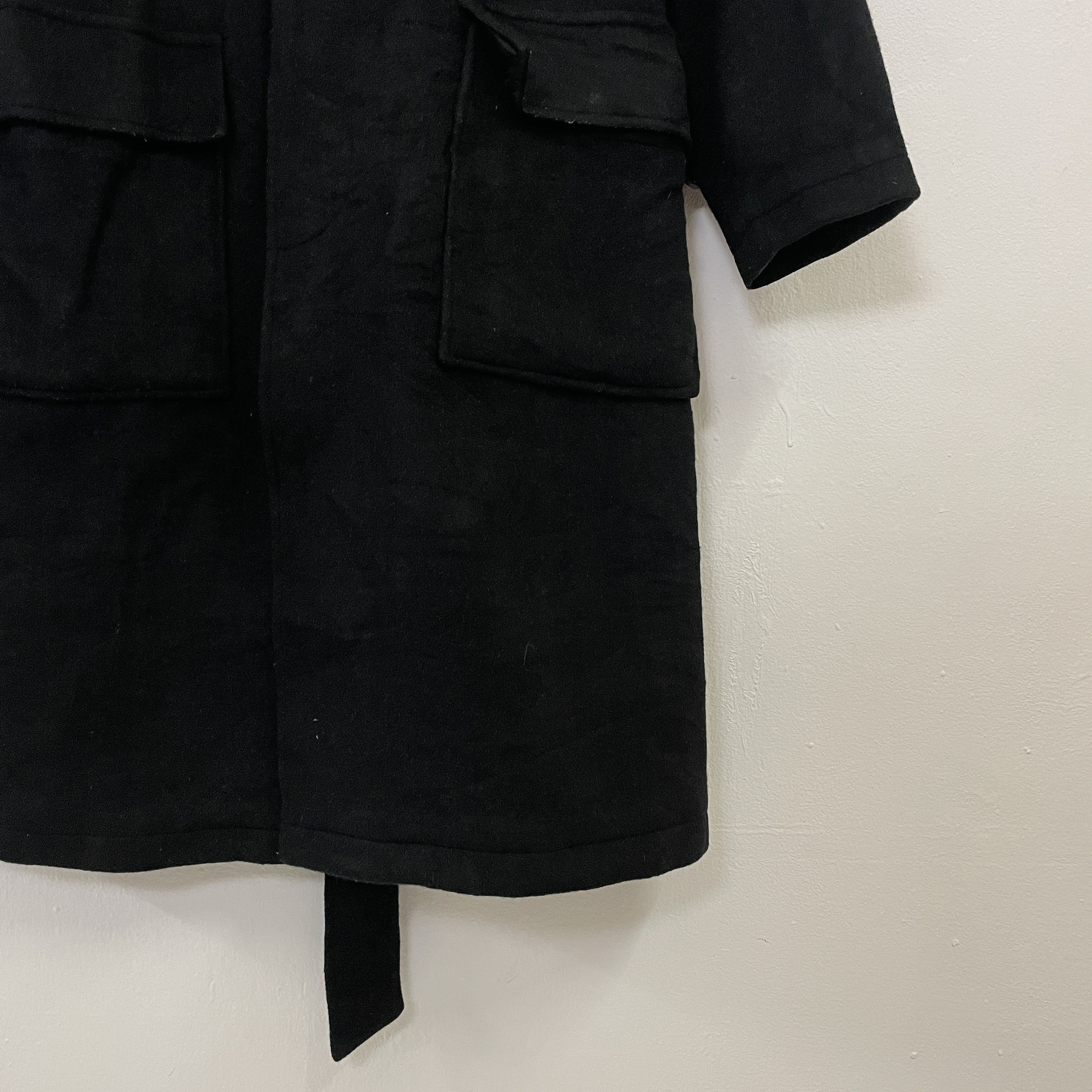 ジャケット・アウター KATHARINE HAMNETT Velvet long coat Vintage KATHARINE HAMNETT LONDON Monogram Parka Jacket