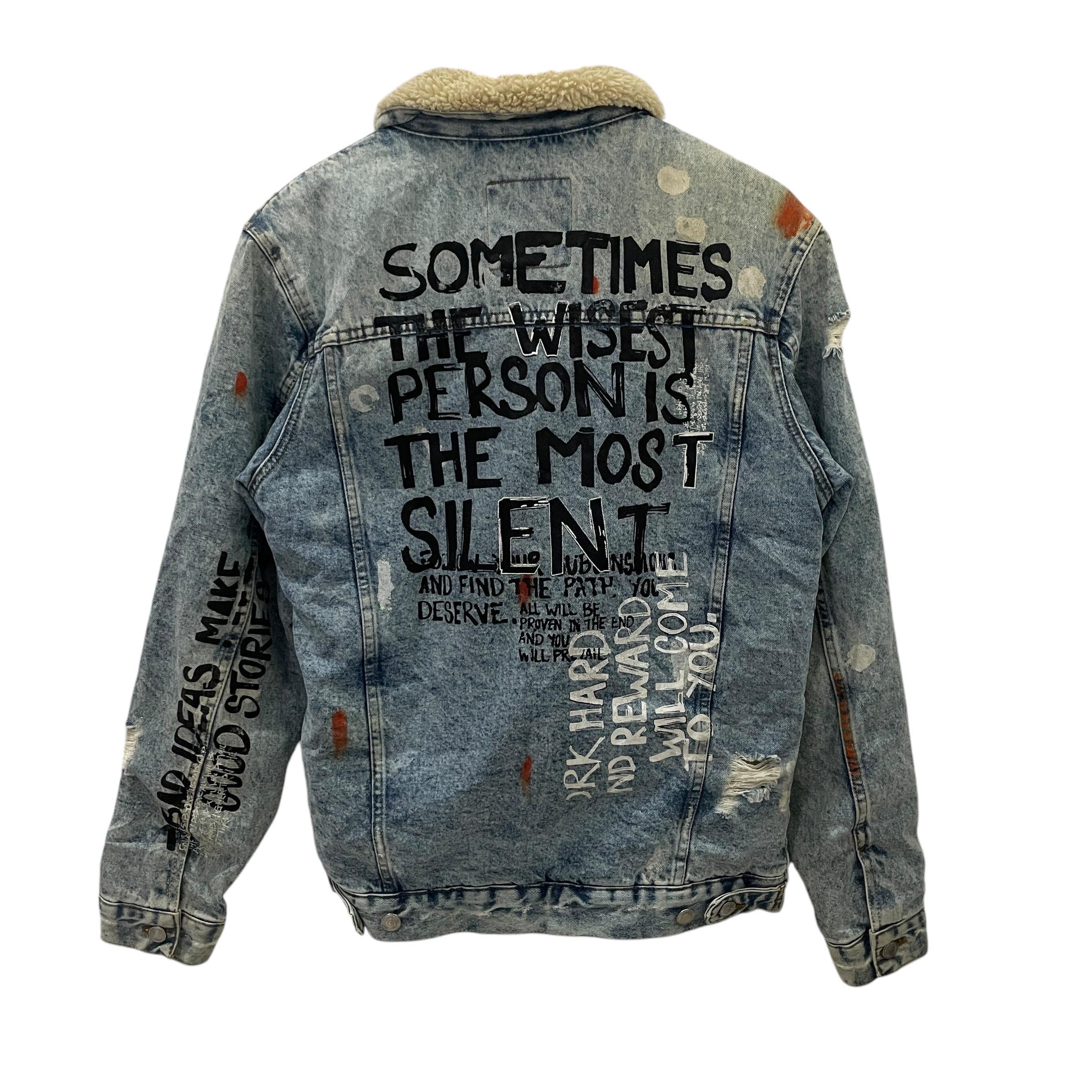 Vintage Zara Art Japanese Designer Denim Jacket Vintage Zara Art 