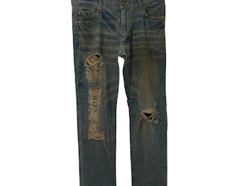 Vintage Japanese Designer Denim Vintage Japanese Designer Distressed Denim Jeans W35