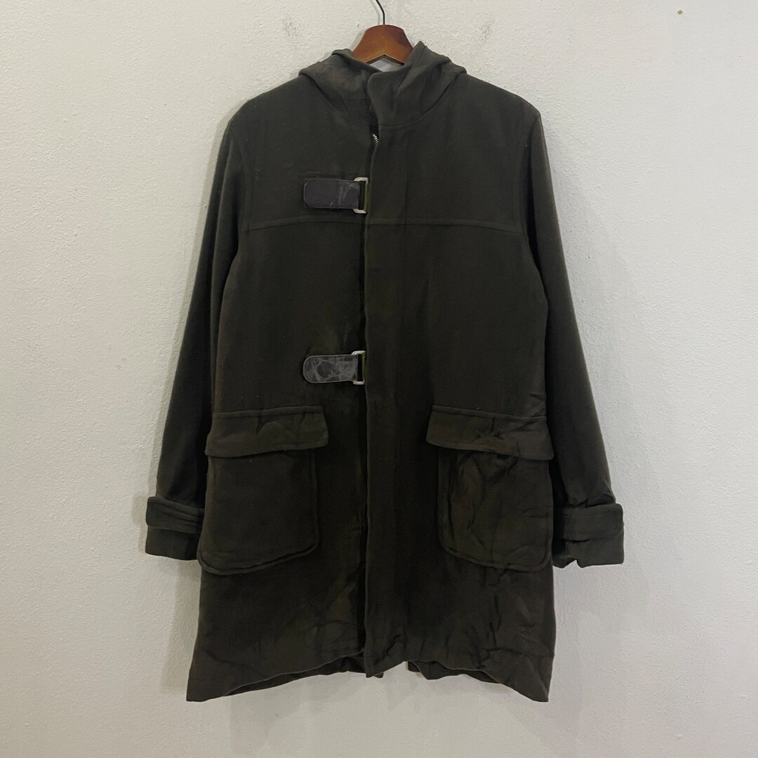Vintage PPFM Fur Lined Zip Up Belted Jacket Womens Size M