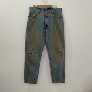 Vintage 90s Timberland Denim Jeans Vintage 90s Timberland Distressed Denim Jeans W35