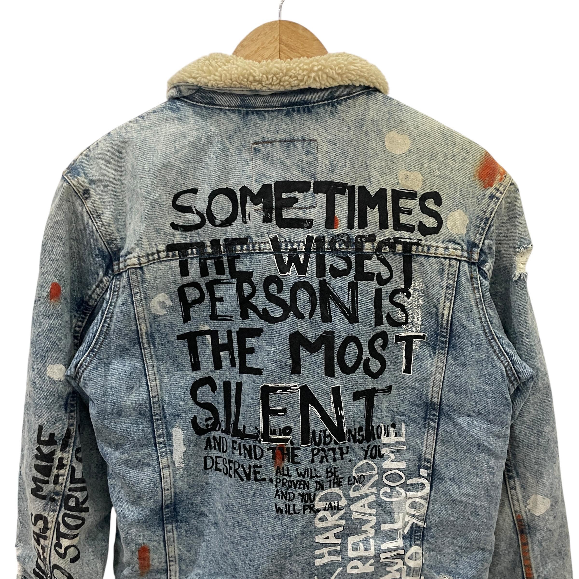 Vintage Zara Art Japanese Designer Denim Jacket Vintage Zara Art 