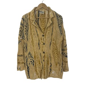 Vintage Coogi Australia Knitwear Vintage Coogi Australia Button Ups Knitwear Vintage Coogi Australia Multicolour Knitwear Size S
