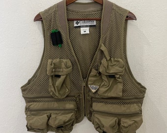 Vintage Columbia Vest Vintage y2k Columbia Tactical Multipocket Workwear Vest Size M