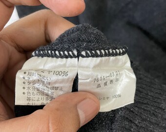 Castel Bajac 90s ロンドン地図刺繍ハイネックセーター ヴィンテージ カステルバジャック 刺繍ロゴ ニットウェア ヴィンテージ