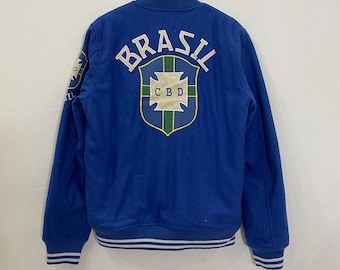 ウェア vintage uni form Brazil y2k Brazil Jacket (extra Large) - Etsy