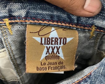 Vaqueros de mezclilla vintage Liberto Vaqueros de mezclilla