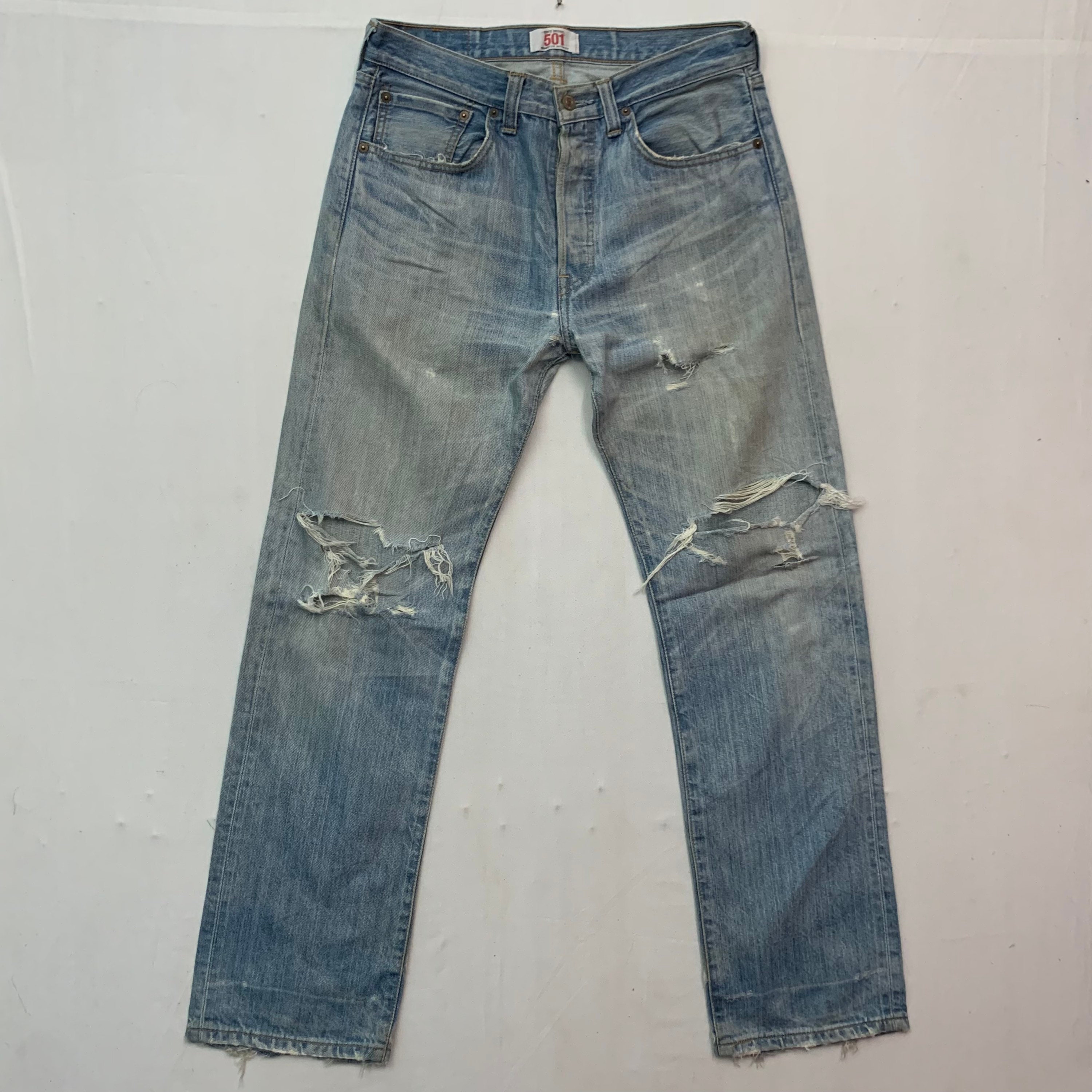 Patchwork Jeans Kurt Cobain Levis 501 Kurt Cobain Levis 501 On Sale