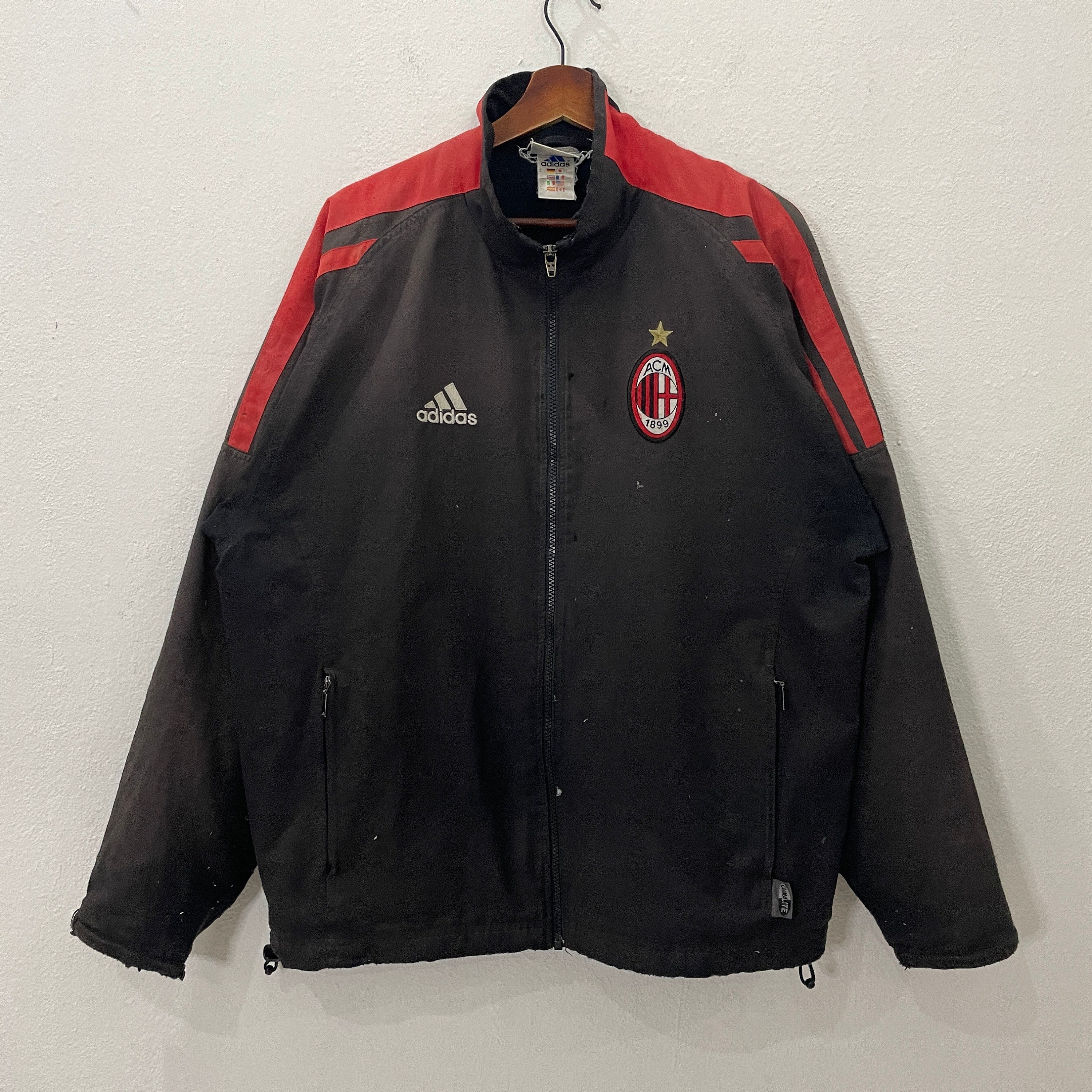 PICK Vintage Ac Milan Coach Jacket Ac Milan Jacket Ac Milan 