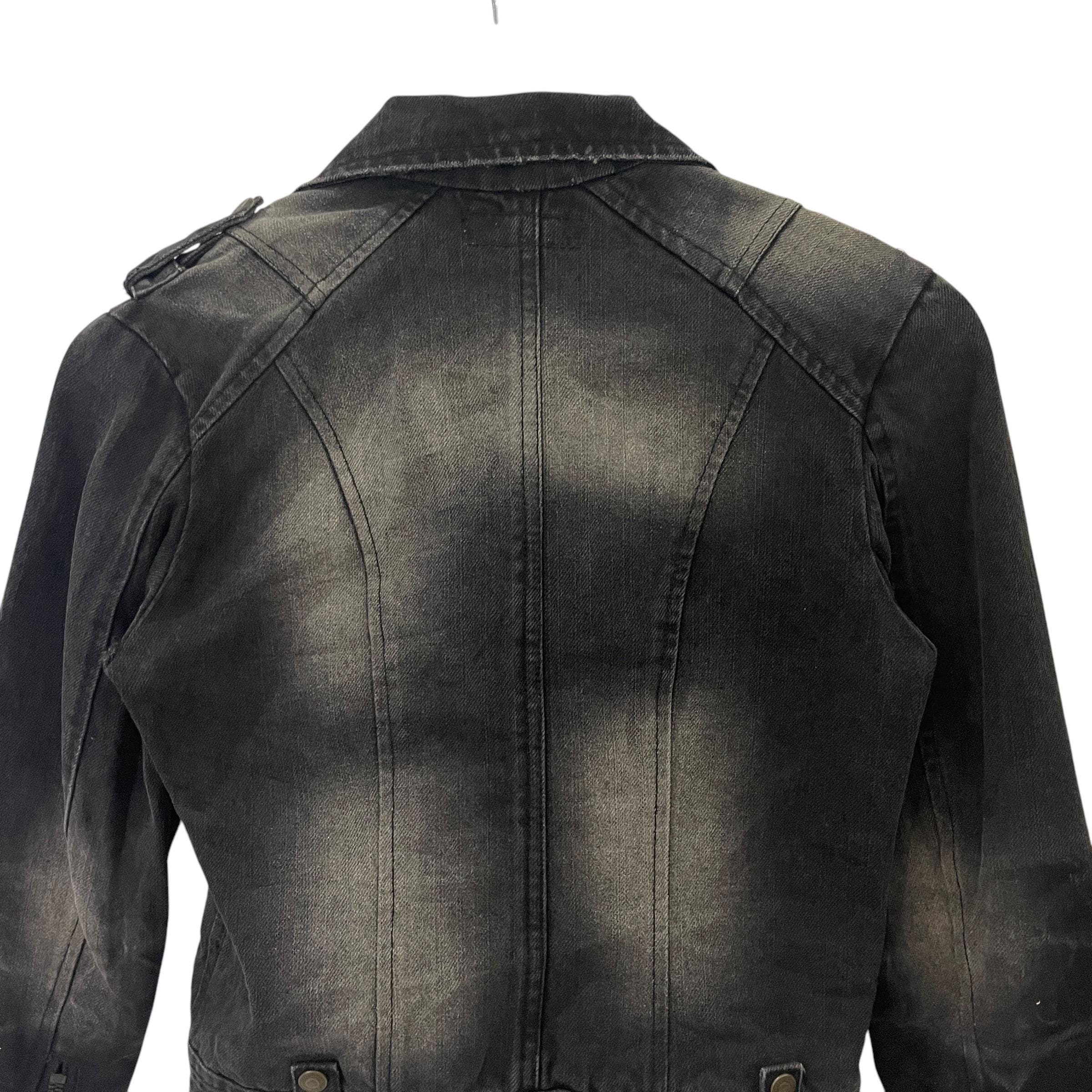Vintage Y2k Magic Square Bikers Jacket Vintage Y2k Magic Square 