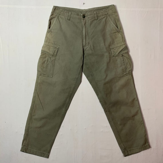 【U LAN】Como Utility Vintage Pocket Cargo Pants Vintage Uniqlo Workers Pants Uniqlo Utility Multipocket