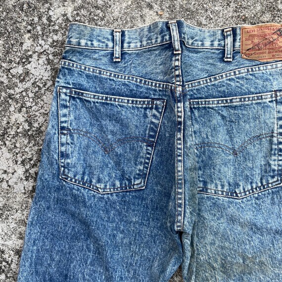 LEVI’S / 502 502XX selvedge denim pants Vintage Levi's 502xx Japanese 90s Selvedge Distressed Denim