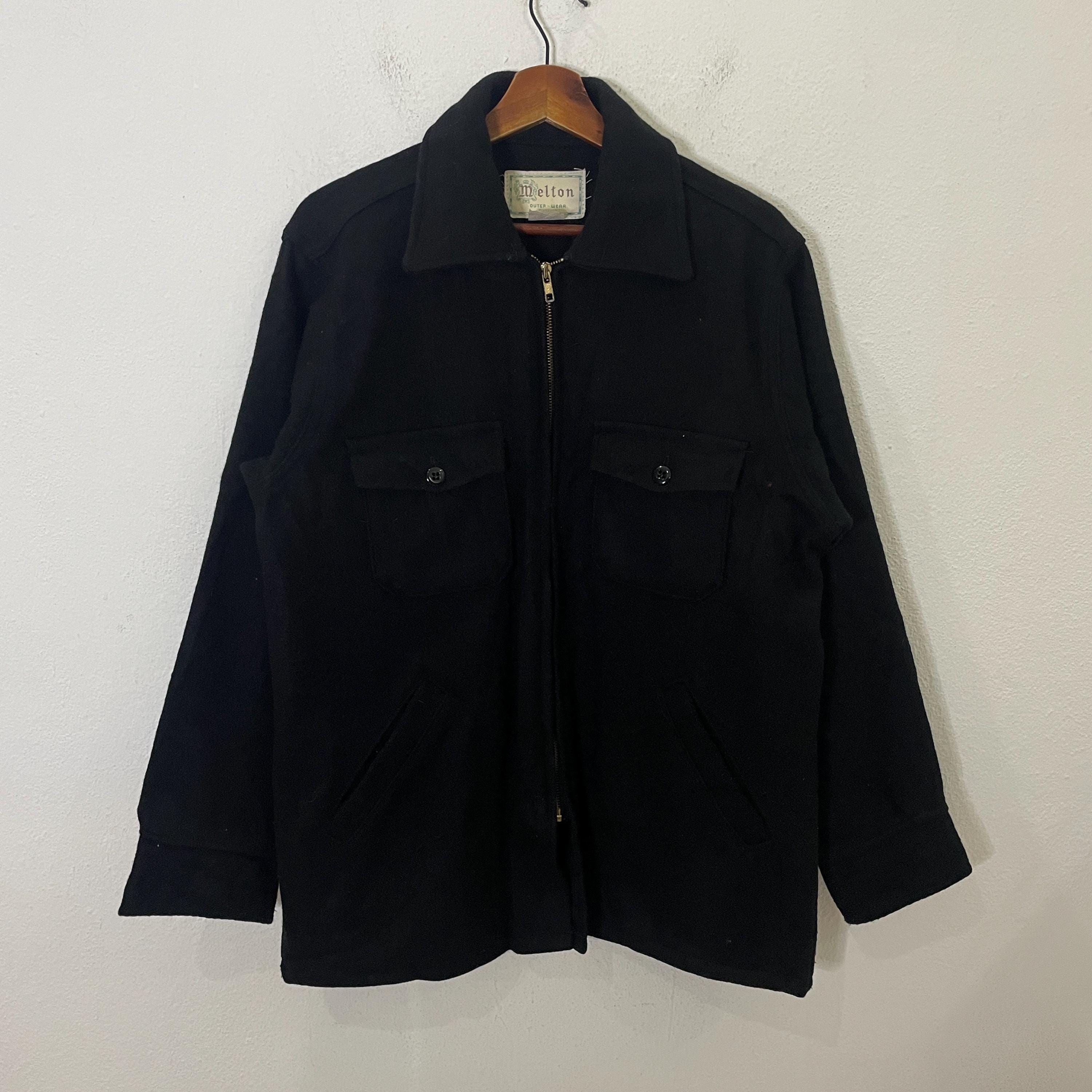 Melton Jacket - Etsy Singapore Melton Jacket - Etsy Singapore