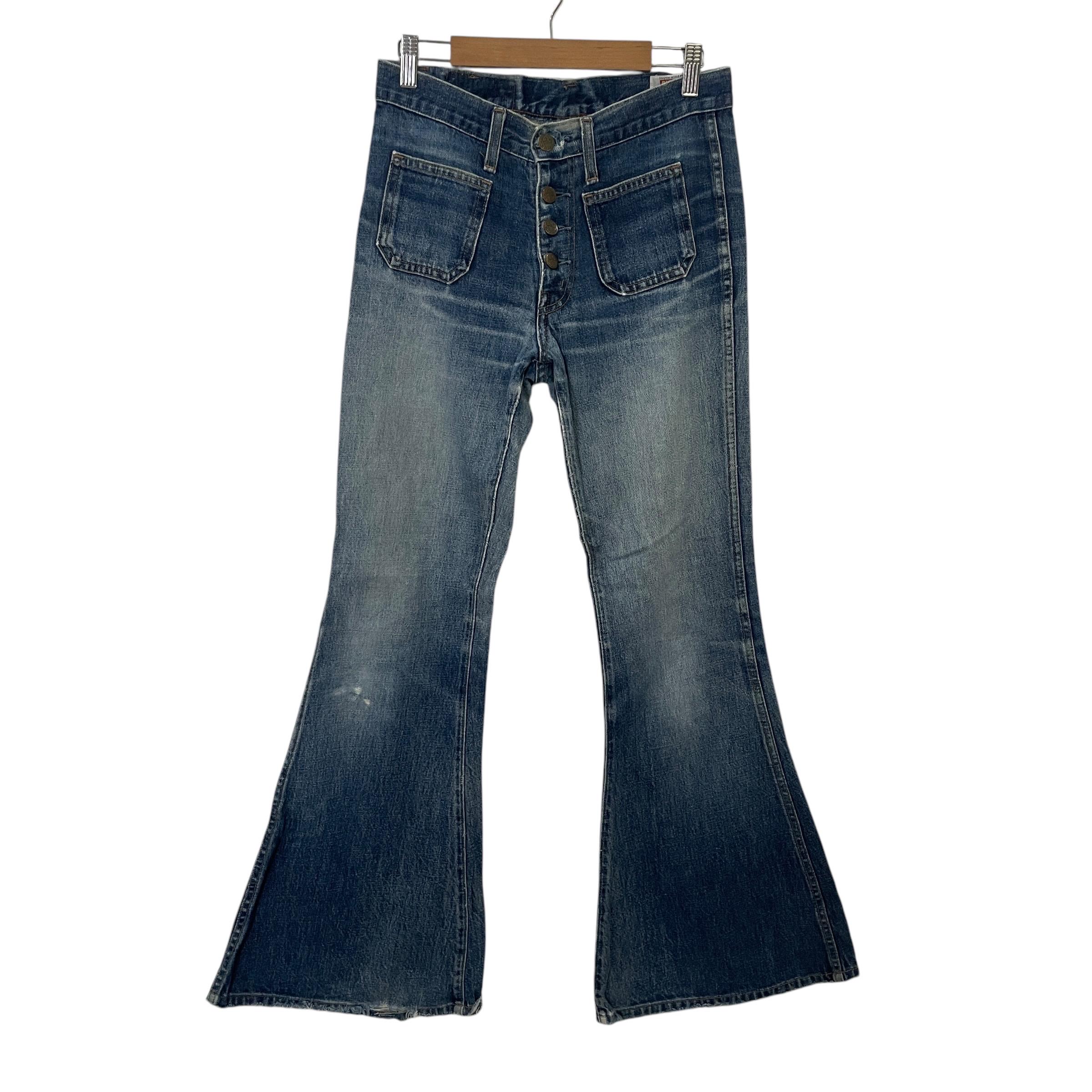 Vintage Big John Flare Pants Denim Vintage Big John Flare Bush 