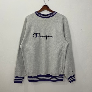 Vintage 90s Champion Reverse Weave Sweatshirt Vintage 90s Champion Reverse Weave Embroidery Big Logo Sweatshirt Size L