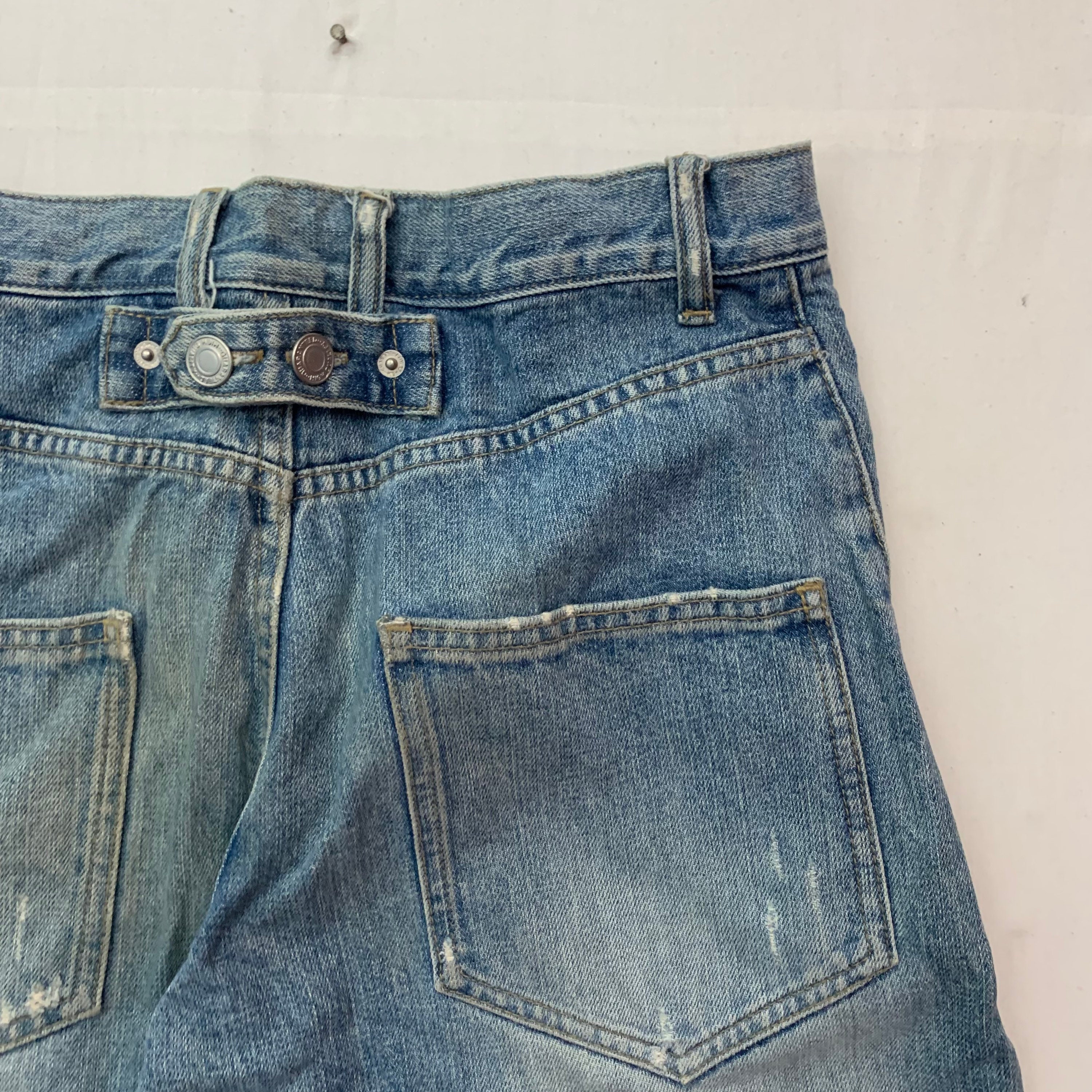 Vintage Unbranded Buckles Distressed Denim Jeans Vintage - Etsy UK