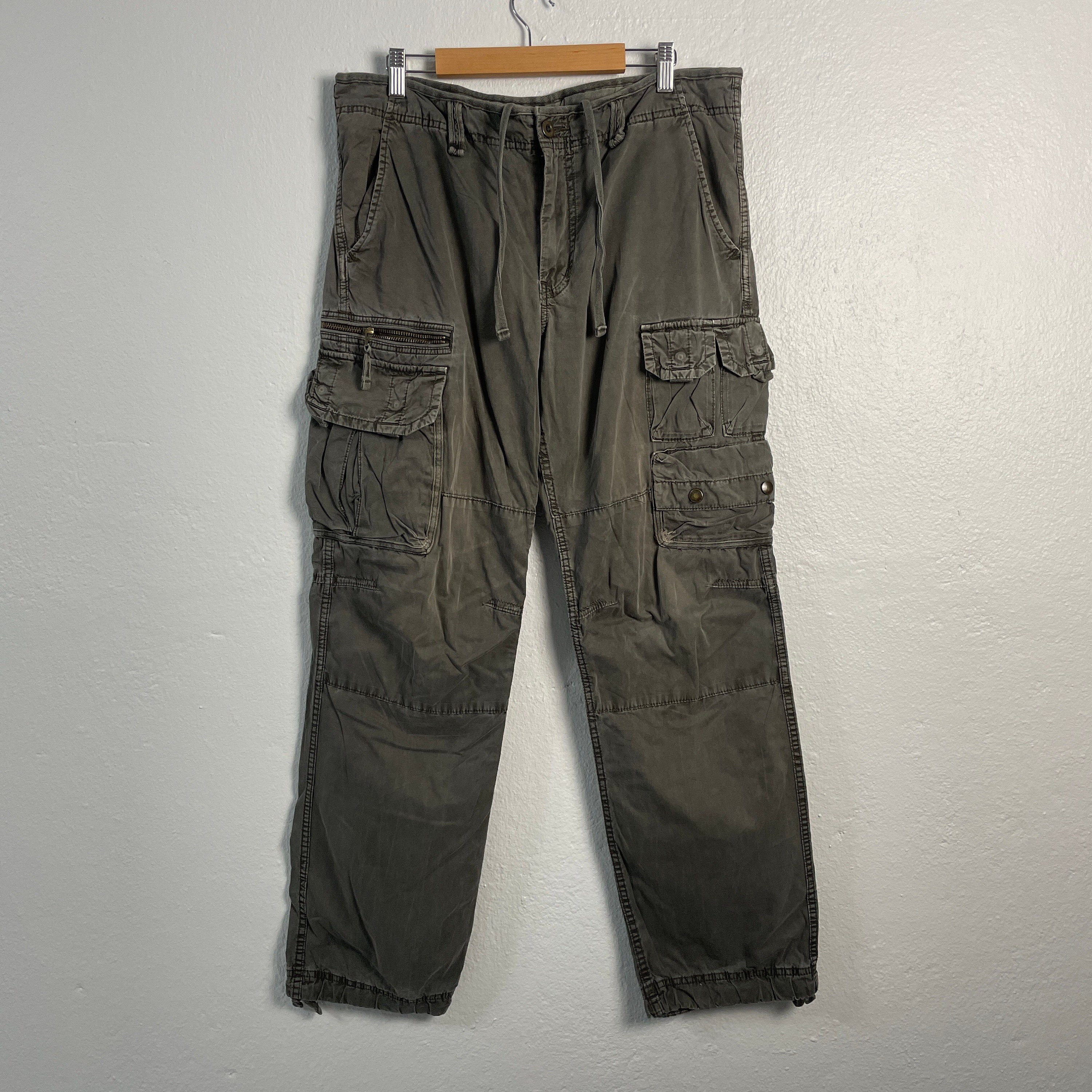 【U LAN】Pitt Vintage Utility Pocket Cargo Pants Pitt vintage utility pocket cargo pants - U LAN