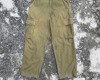 Pantaloni cargo Vintage Jungle Storm Pantaloni cargo tattici multitasche Vintage Jungle Storm W34