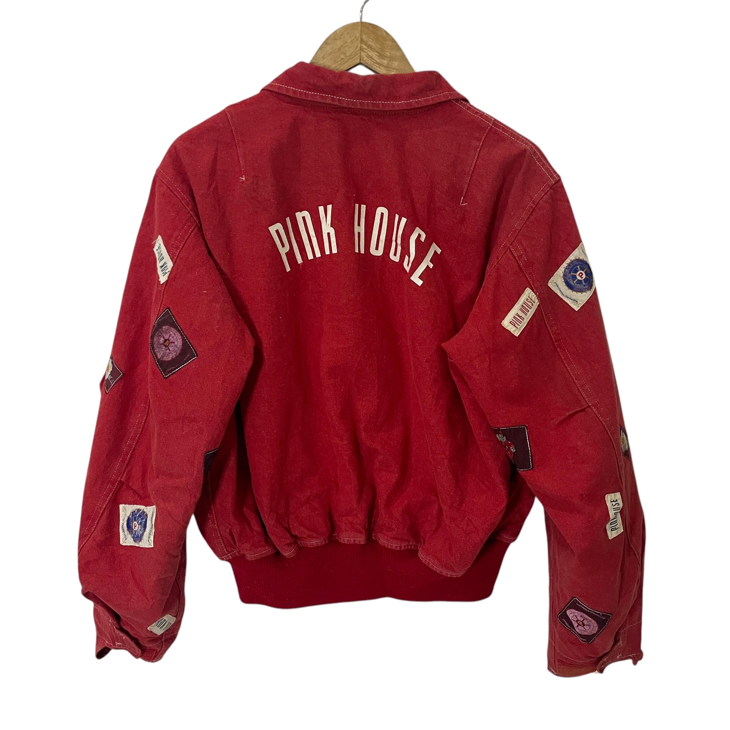 PINK HOUSE ボンバージャケット レッド Vintage Pink House Iconic Jacket Vintage Pink House Iconic Bomber