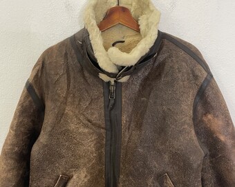 Vintage Dpg Fight B3 Jacket Vintage Dog Fight Leather B3 Jacket