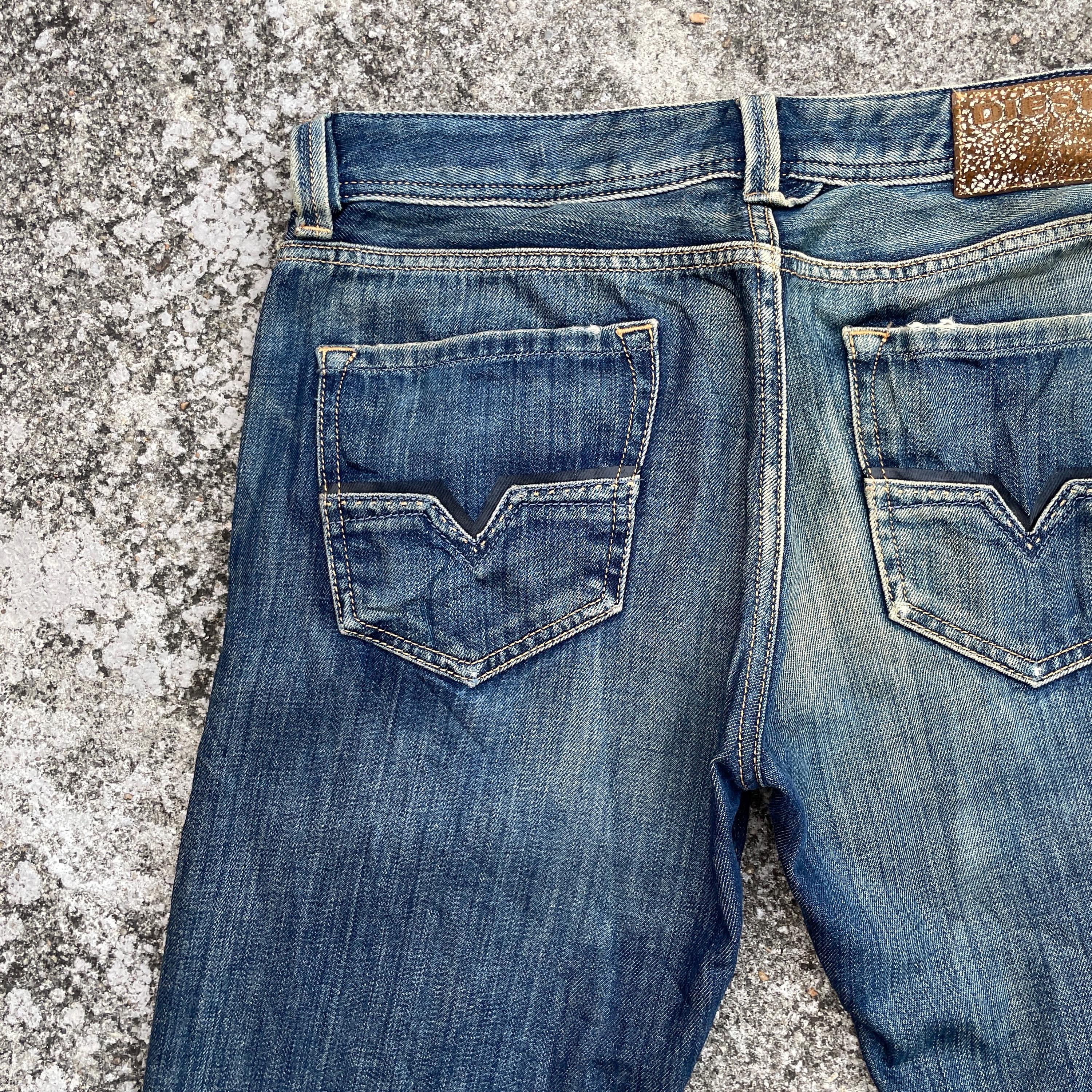 Vintage Diesel Denim Jeans Vintage Diesel Distressed Denim