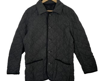 Vintage Beams Heart Jacket Zipper/button M Size Grey Colour - Etsy