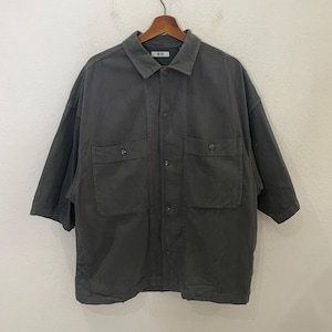 Vintage Uniqlo X Lemaire Jacket Vintage Uniqlo X Lemaire Short Sleeve Jacket Vintage Uniqlo X Lemaire Button Ups Jacket SizeL