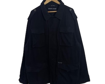 Vintage Tommy Hilfiger Jacket Vintage Tommy Hilfiger Tactical Jacket Vintage Tommy Hilfiger Button Ups Jacket Size XXL