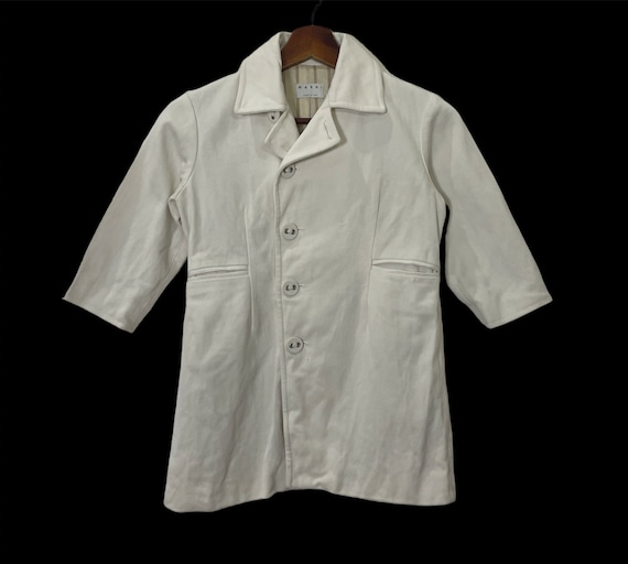 Marni, Vintage Marni Jacket Vintage Marni Button Ups Jacket Vintage Marni Coat Jacket Size S