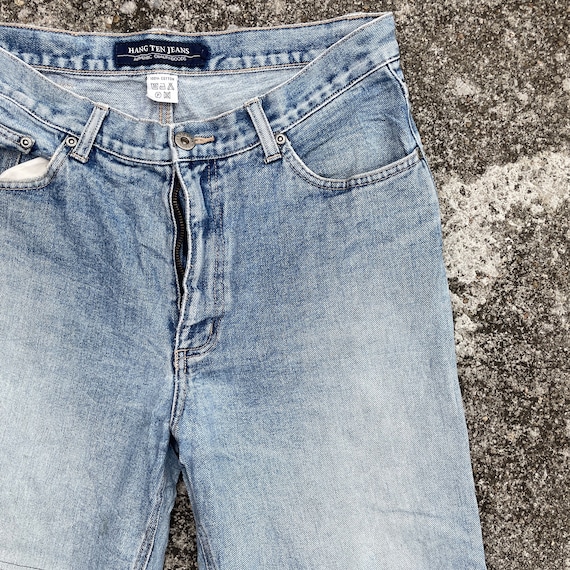 ☆SEVENTEEN☆【UNGIMMICK】☆Vintage Washed Denim Ca.p☆ Vintage | Jeans | Vtg 8s Stefano Acid Wash Denim Bow Taper