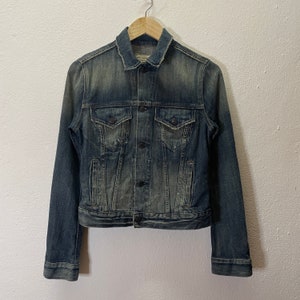 Vintage Ralph Lauren Denim Jacket Vintage Ralph Lauren Distressed Denim Jacket Vintage Ralph Lauren Distressed Button Ups Denim Jacket XS